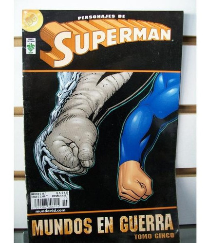 Imagen 1 de 1 de Superman Mundos En Guerra Tomo 5 Editorial Vid