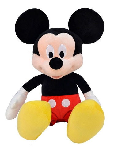 Imagem 1 de 6 de Boneco Pelucia Mickey Mouse C/ Som Disney 33cm Urso Bicho