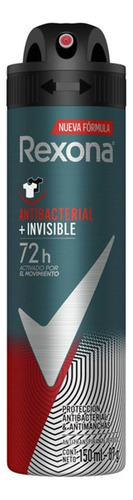 Rexona Antibacterial + Invisible Spray Hombre 150ml