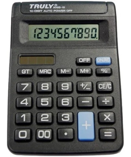 Calculadora 806b-10  Truly 10 Dígitos 