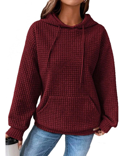 Sudadera Con Capucha Femenino Bolsillo Perder Otoño