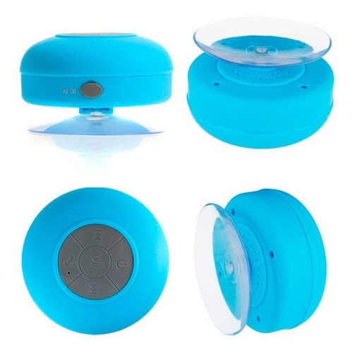 Imagem 2 de 7 de Mini-caixa De Som Resistente A Agua - Bts-06 - Cor Azul