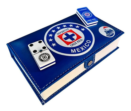Domino Profesional Cruz Azul + Cubilete Liso + Dados Poker