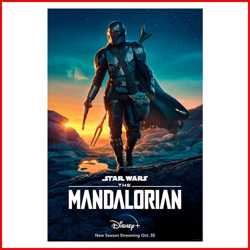 Poster Star Wars The Mandalorian Disney+ #7 - 40x60cm