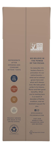 Pecana Purely Americana Leche De Nuez Totalmente Natural, Al