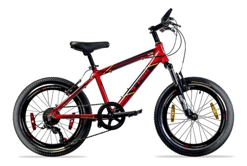 Bicicletas Niños S-pro Vx 20 Rodado 20 Montaña  Roja - Fama