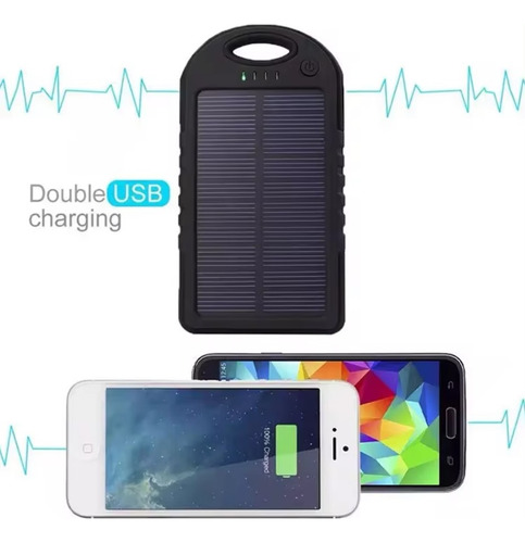 Power Bank Solar 8000 Mah Portátil Cargador De Celular Solar