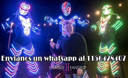 Imagen 6 de 10 de Show Robot Led - Show Luminoso - Show Baile Led