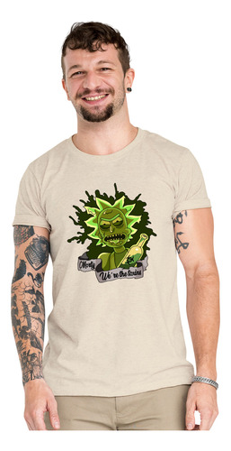 Polera Rick And Morty Toxins Series Algodón Orgánico Wiwi