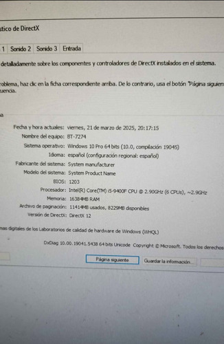 Computador Gamer I5 9400f / Gtx1070 8gb / 16gb Ram (Usado)