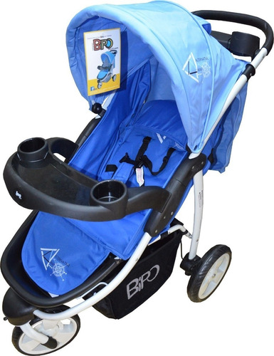 Jogger 3 Ruedas De 10  Celeste Bipo 175c