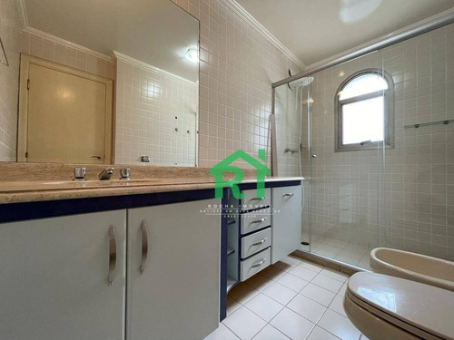 Imagem 25 de 30 de Apartamento Frente Mar, 4 Dormitórios Sendo 3 Suítes, 2 Vagas, Área De Lazer, Astúrias, Guarujá/sp - Ap5783