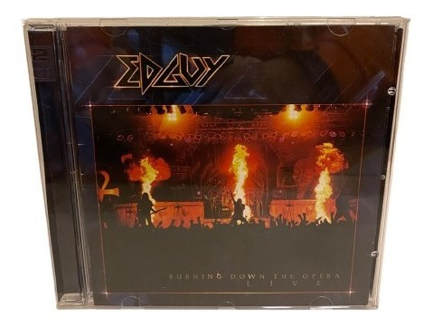 Edguy  Burning Down The Opera (live) Cd Arg Usado