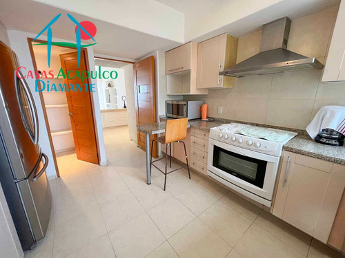 Cad Playamar Diamante T2 501. Depa De Playa Con Terraza Y Vista Al Mar