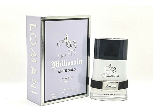 Lomani Spirit Millionaire White Gold Edp 100ml Silk Perfumes Volumen de la unidad 100 mL