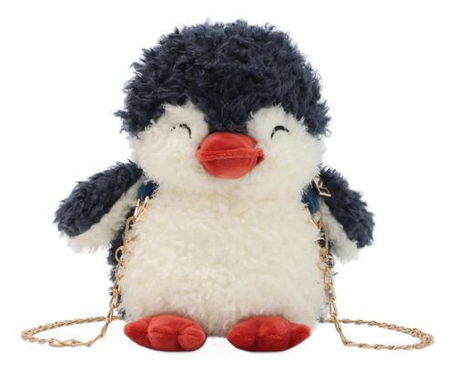 Lupbok Bolso De Pingüino De Felpa Para Mujer, Bolso Novedoso