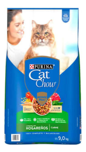 Alimento Para Gato Cat Chow Hogareño 2 Paq 9kg C/u