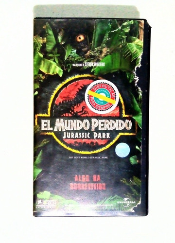 Película Vhs Jurassic Park El Mundo Perdido 1997 (Usado)