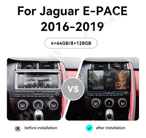 Stereo Radio Bluetooth Jaguar E-pace 2016-2019 Carplay Gps