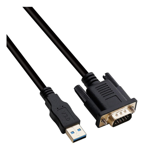 Cable De Video Usb 3.0 A Vga, Macho A Macho/6 Pies/negro