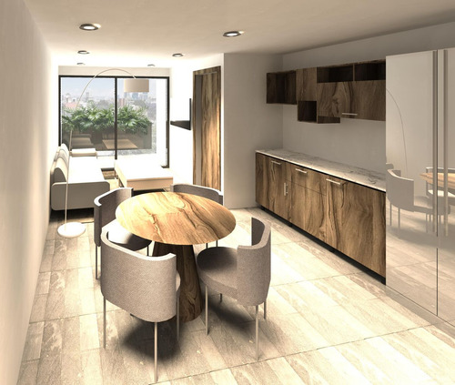 Venta Departamento Nuevo En Colonia Zacahuitzco En Alcaldía Benito Juárez