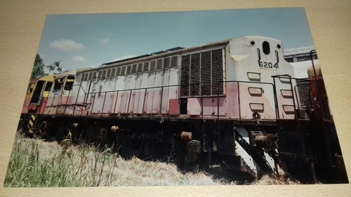 Ferrocarril: Foto Original 30x20 Locomotora Gaia 6204 En Vil