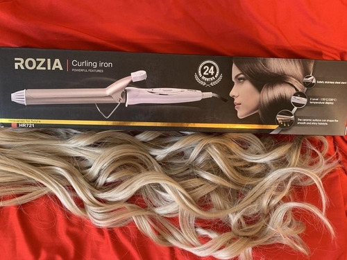 Tenaza Rizador Ondulador D Cabello Con Regulador Temperatura