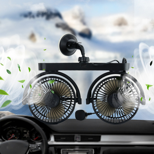 Ventilador Vehicular, Ventilador De Doble Extremo, 12 V, 24
