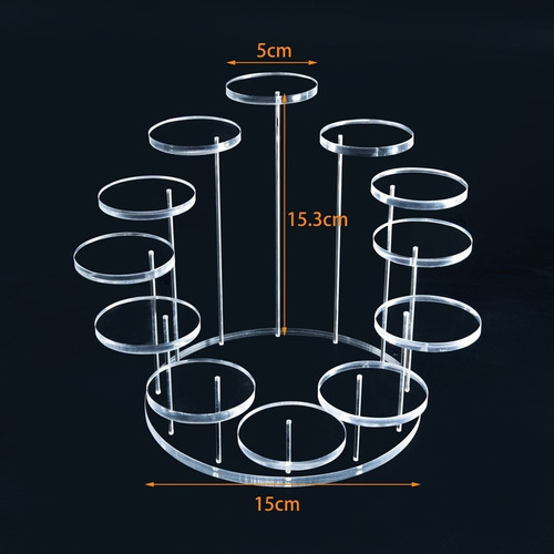 Soporte De Exhibición Cupcakes Acrílico, Para Joyería/postre