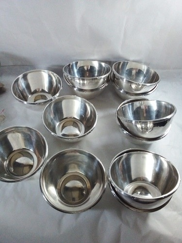 Conjunto Bowl Lavandas Em Prata 90 Fracalanza Antigas C16 (Usado)
