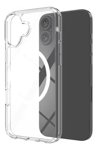 Capa Capinha Tpu Magnética + Película 5d P/ iPhone 16