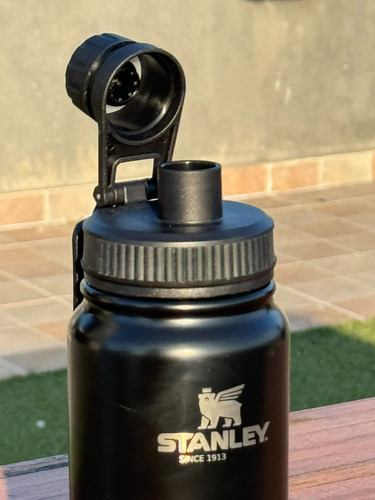 Botella Térmica Pico Rosca Tipo Stanley Termo Acero 800ml Negro