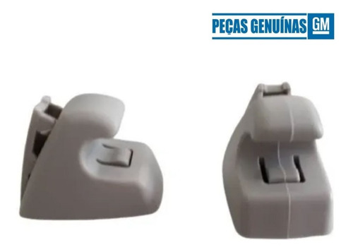 Par Suporte Do Para Sol Ônix Prisma Cobalt Spin Kit 2 Peças