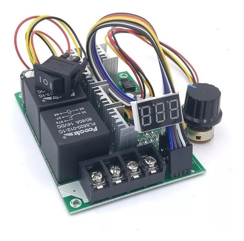 Dimmer Controlador Motor Pwm 60a 10 - 55v Reversa Arduino