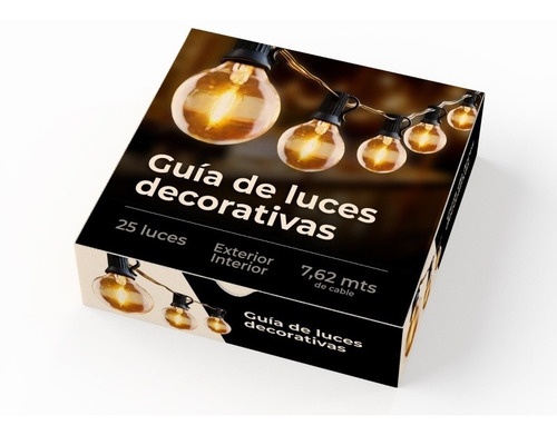 Imagen 4 de 10 de Super Oferta! Guia De 25 Luces + 2 Respuesto!! Guirnalda.