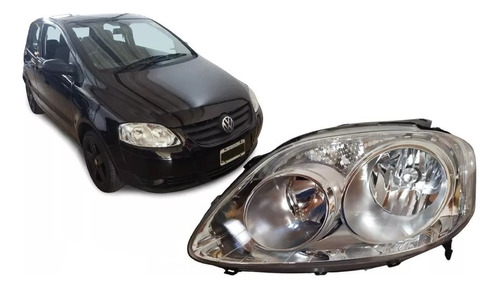 Optica P/ Volkswagen Fox Highline 2007 2008 2009 Doble