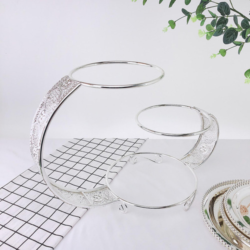 Rack De Stand De Pastel De Metal 3 Niveles Centralpiece