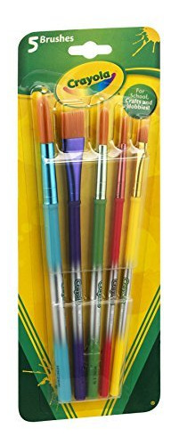 Crayola Arts & Craft - Brochas (6 Unidades), Varios Colores