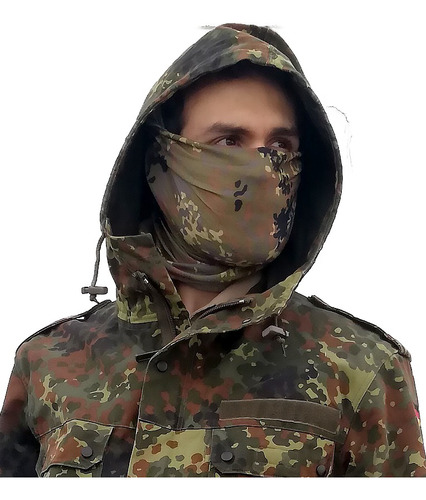 Pescuezo Cuello Balaclava Camuflado Estilo Militar Mil-tec