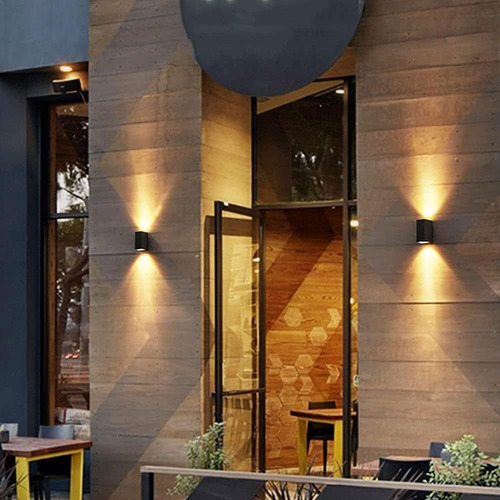 Lámpara De Pared Exteriores Led Para Impermeable Moderna