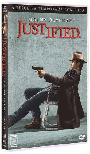 Justified 3ª Temporada - Box Com 3 Dvds - Timothy Olyphant