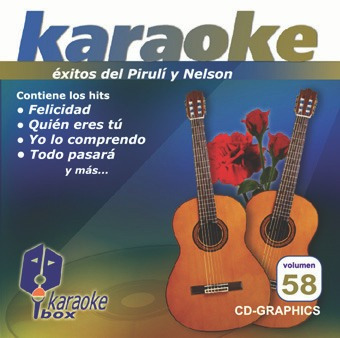 Cd+g Karaoke K-box Éxitos Pirulí Y Nelson