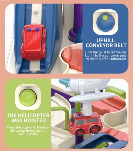 Bh Compatible Regalo De Juguete Para Niños Con 4 Coches