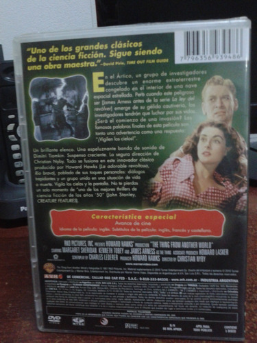 The Thing From Another Whorld-coleccion-material Extra-dvd