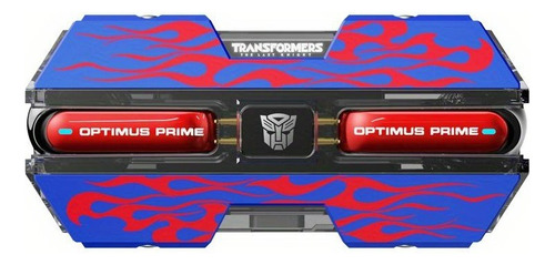 Audifonos Inalámbricos Bluetooth Transformers Optimus Prime Color Azul Color de la luz Blanco