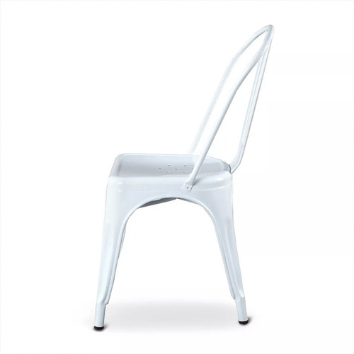Silla De Comedor Tolix Interior Exterior Color Negro