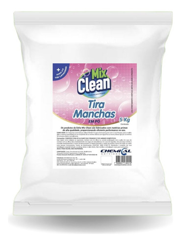 Super Tira Manchas Lava Roupas Em Pó - 5 Kg