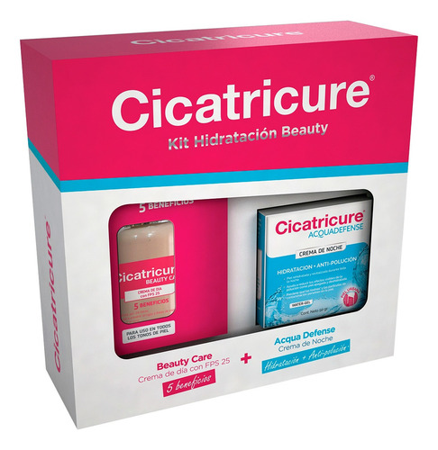 Cicatricure Beauty Care Crema + Acqua Defense Noche