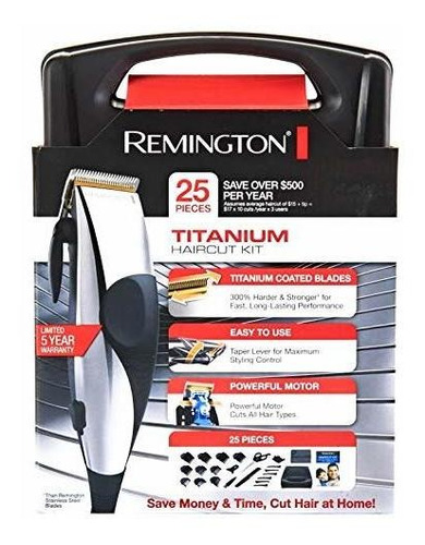 Remington Hc-822 - Juego De Cortadores De Pelo (25 Piezas)