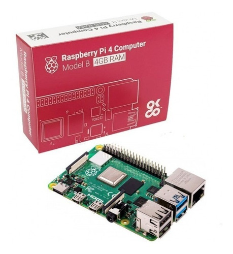 Kit Com 10 Peças Raspberry Pi 4 Pi4 Model B 4gb Ram Na Caixa